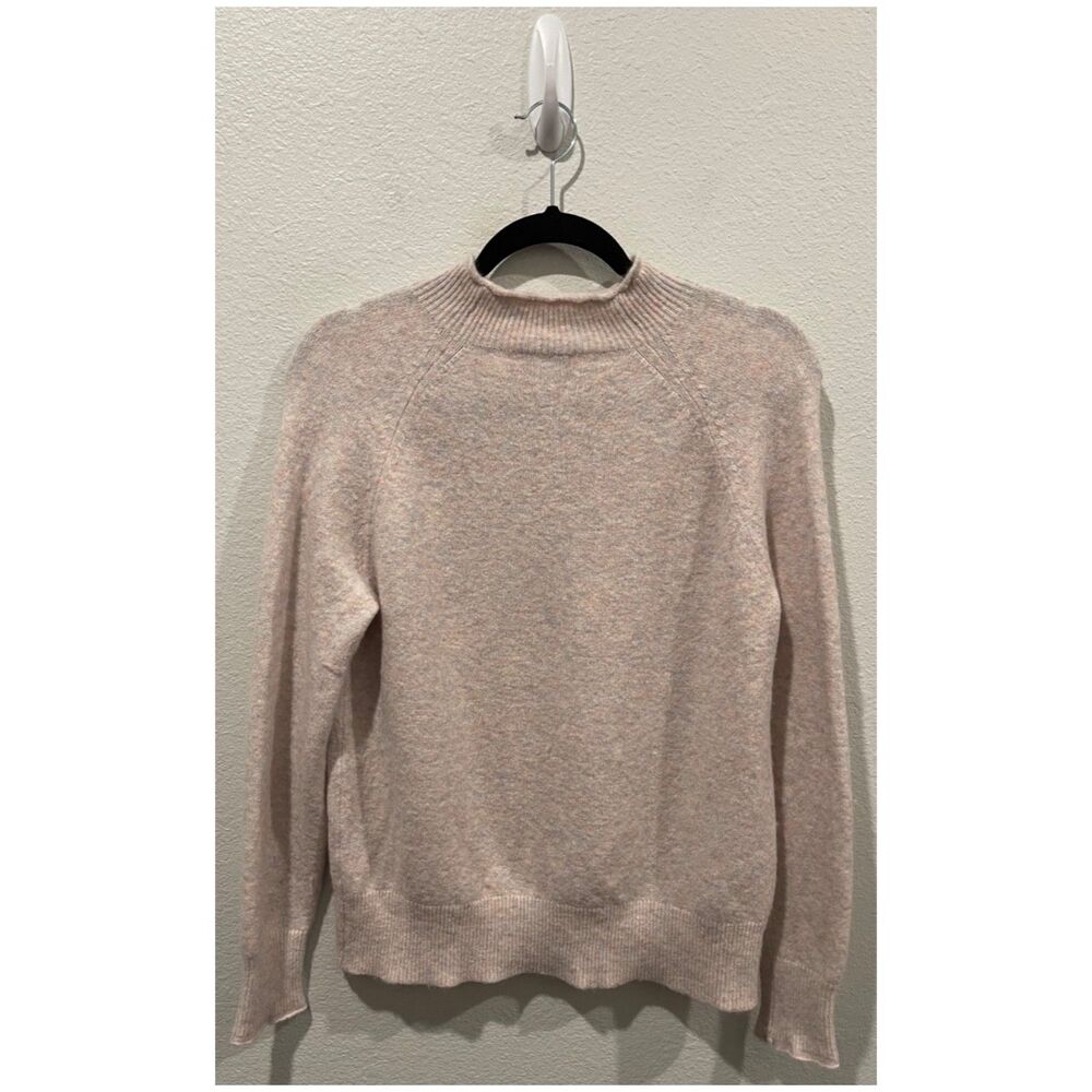J.CREW Supersoft Pink RollNeck Wool Sweater